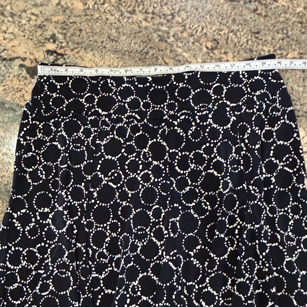 Apt. 9 Black and White Circle A-Line Skirt - Picture 4 of 4